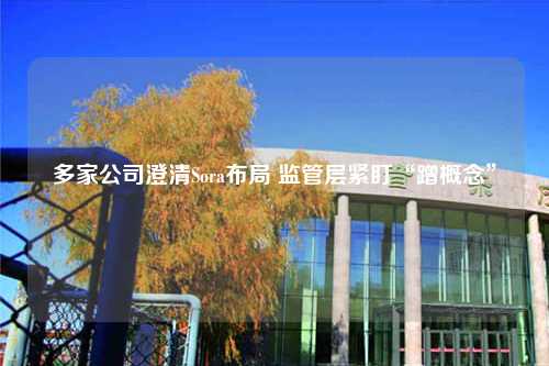 多家公司澄清Sora布局 监管层紧盯“蹭概念”